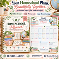 Homeschool Planner — Main Product Hero — 30-page A4 digital PDF; no physical item