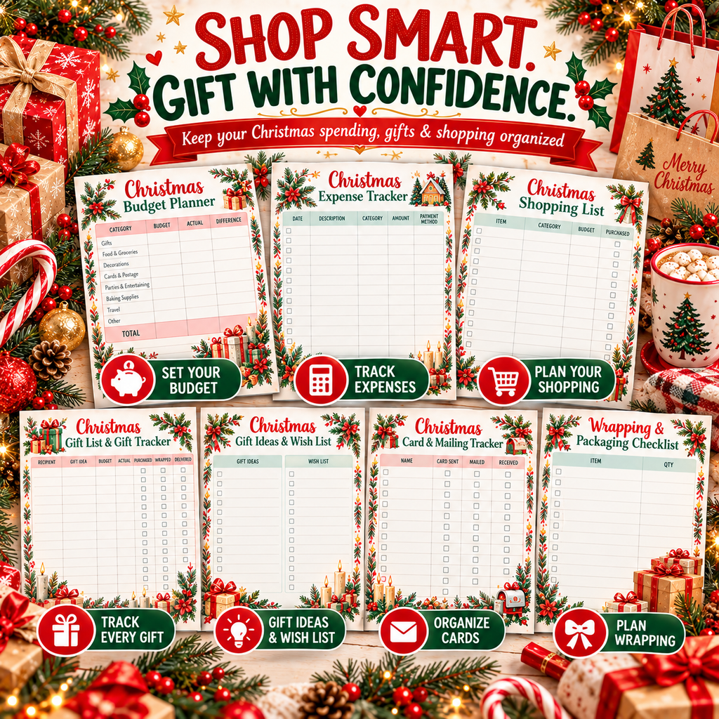 Christmas Planner Bundle — Printable PDF — existing product preview 5