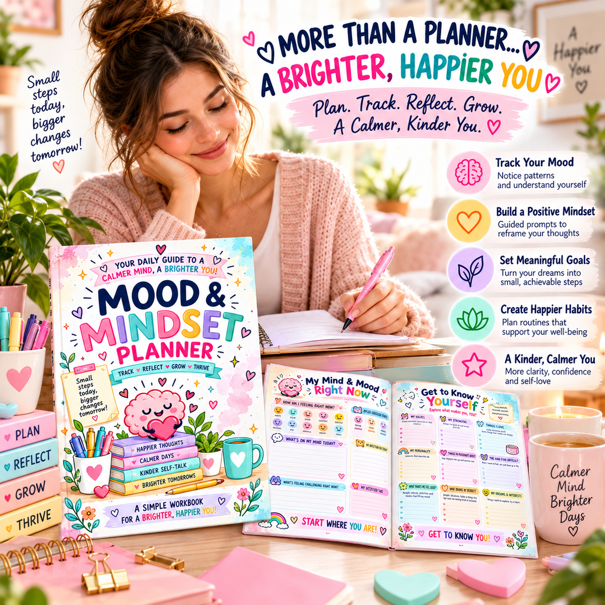 Mood & Mindset Planner — Printable PDF — existing product preview 2