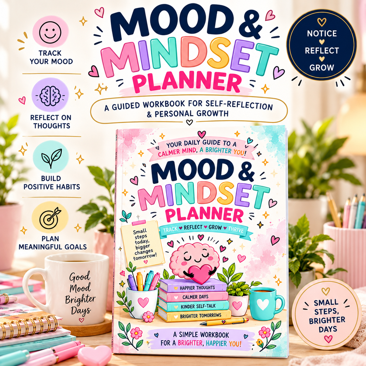Mood & Mindset Planner — Printable PDF — existing product preview 3