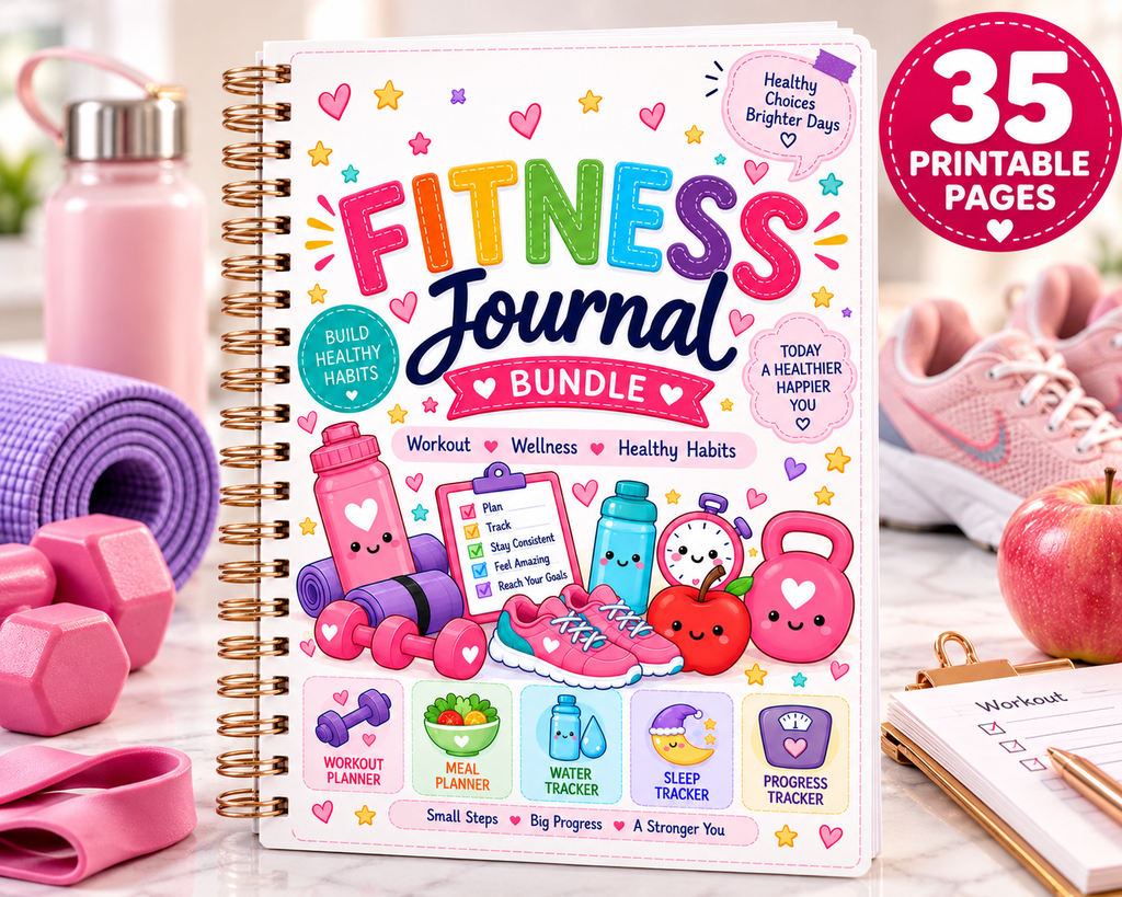 Fitness Journal — Printable PDF — existing product preview 1
