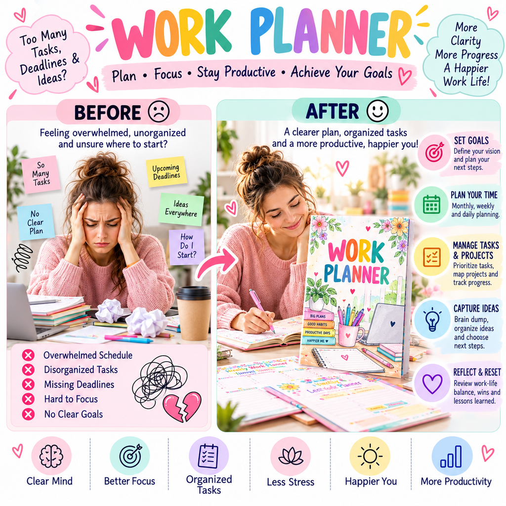 Work Planner — Printable PDF — existing product preview 4