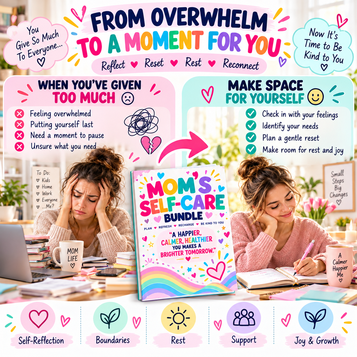 Mom'S Self-Care Bundle — Printable PDF — existing product preview 3