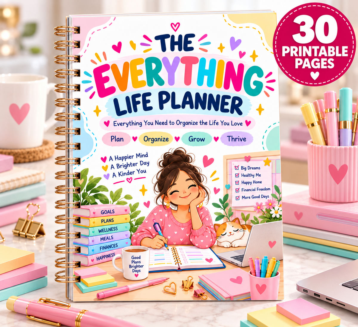 The Everything Life Planner — Printable PDF — existing product preview 1