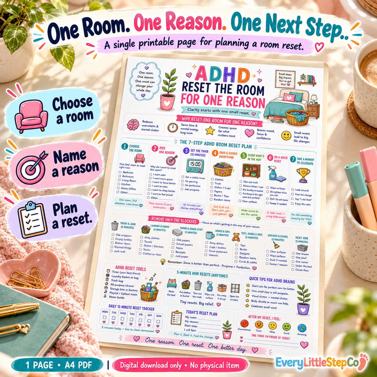 EveryLittleStepCo ED-065 one-page A4 printable worksheet, Main Product Hero; digital download, props excluded.