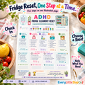 EveryLittleStepCo ADHD Fridge Cleanout Reset 01 one-page digital printable writing-pad mockup