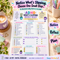 EveryLittleStepCo ADHD What's Slipping Weekly Reset 01 one-page digital printable writing-pad mockup