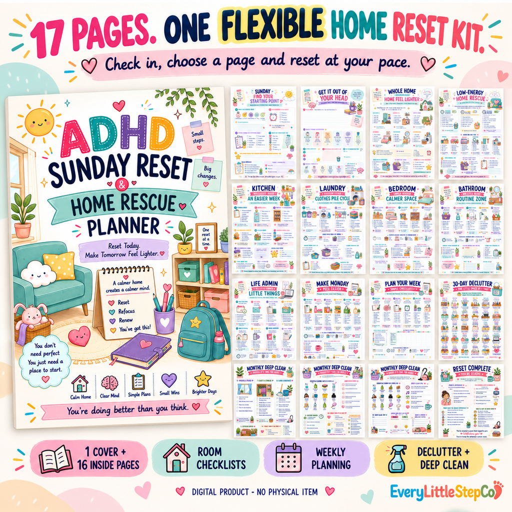 ADHD Sunday Reset and Home Rescue Planner — listing image 03