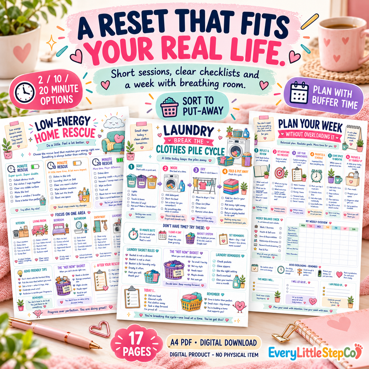 ADHD Sunday Reset and Home Rescue Planner — listing image 05