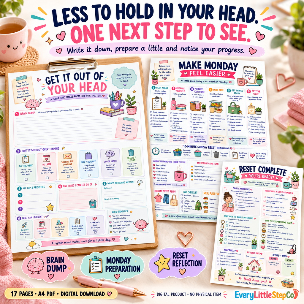 ADHD Sunday Reset and Home Rescue Planner — listing image 06