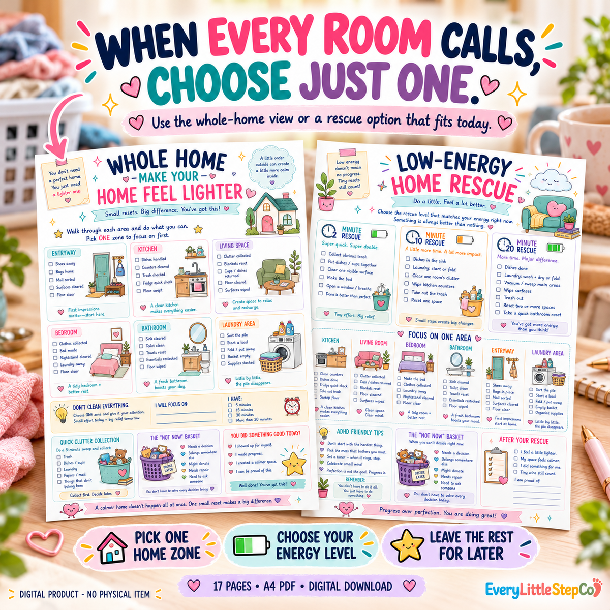 ADHD Sunday Reset and Home Rescue Planner — listing image 08