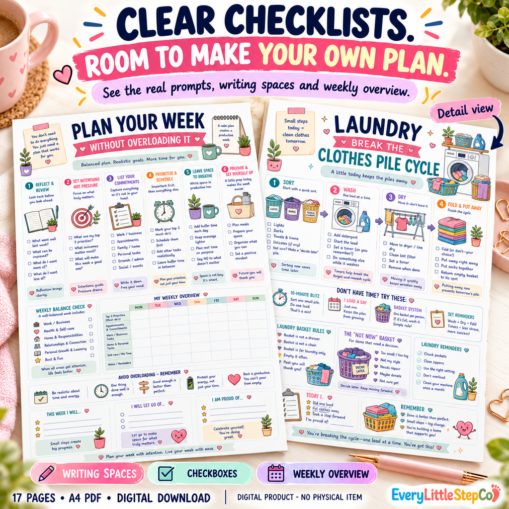 ADHD Sunday Reset and Home Rescue Planner — listing image 12