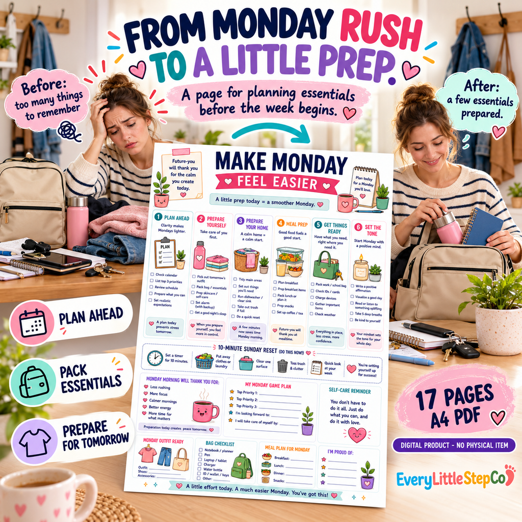 ADHD Sunday Reset and Home Rescue Planner — listing image 16