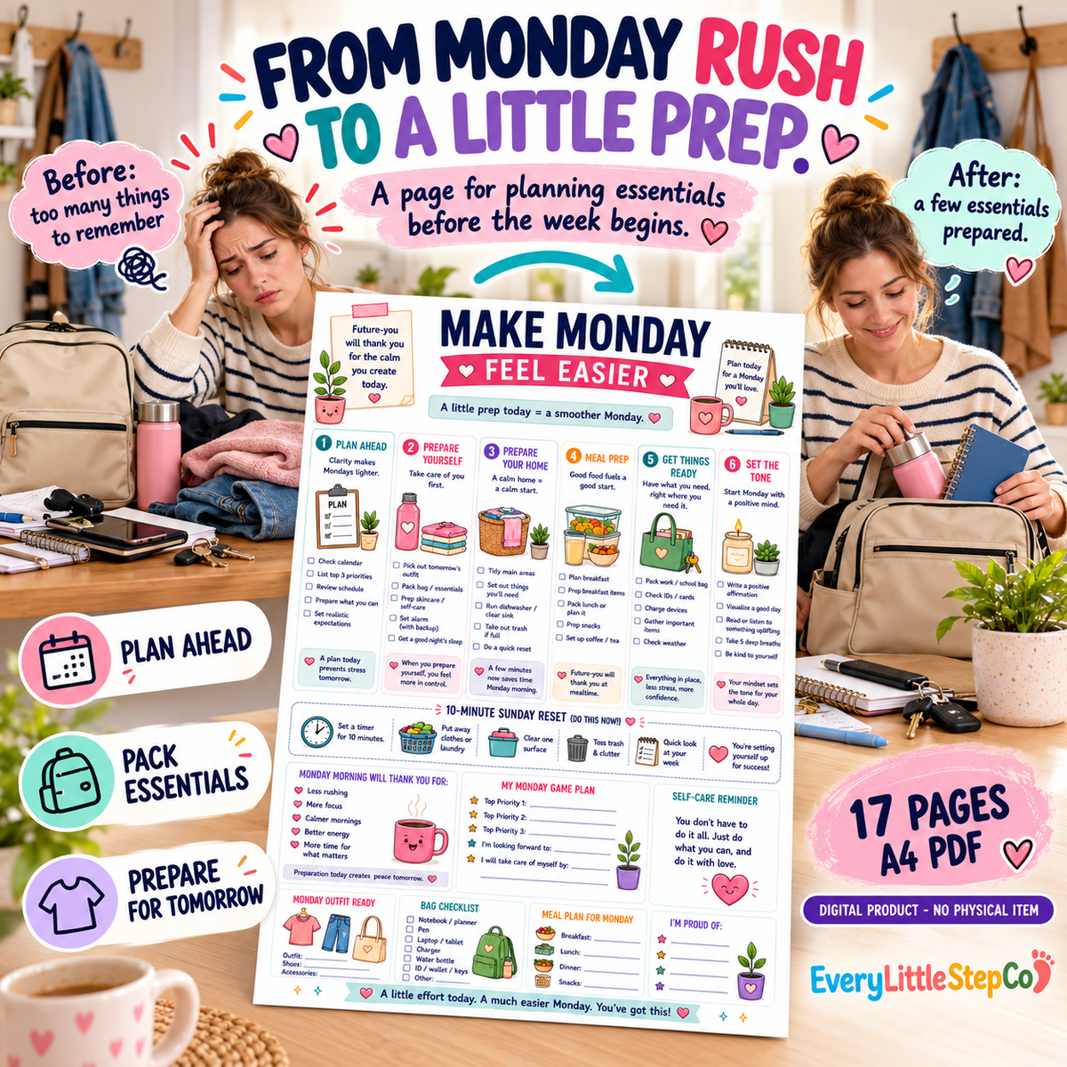ADHD Sunday Reset and Home Rescue Planner — listing image 16