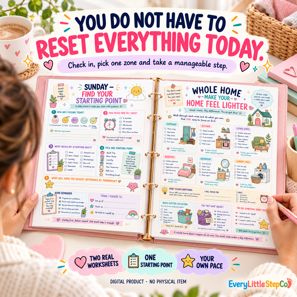 ADHD Sunday Reset and Home Rescue Planner — listing image 17