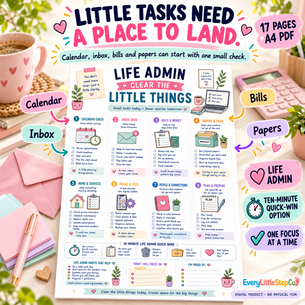 ADHD Sunday Reset and Home Rescue Planner — listing image 20