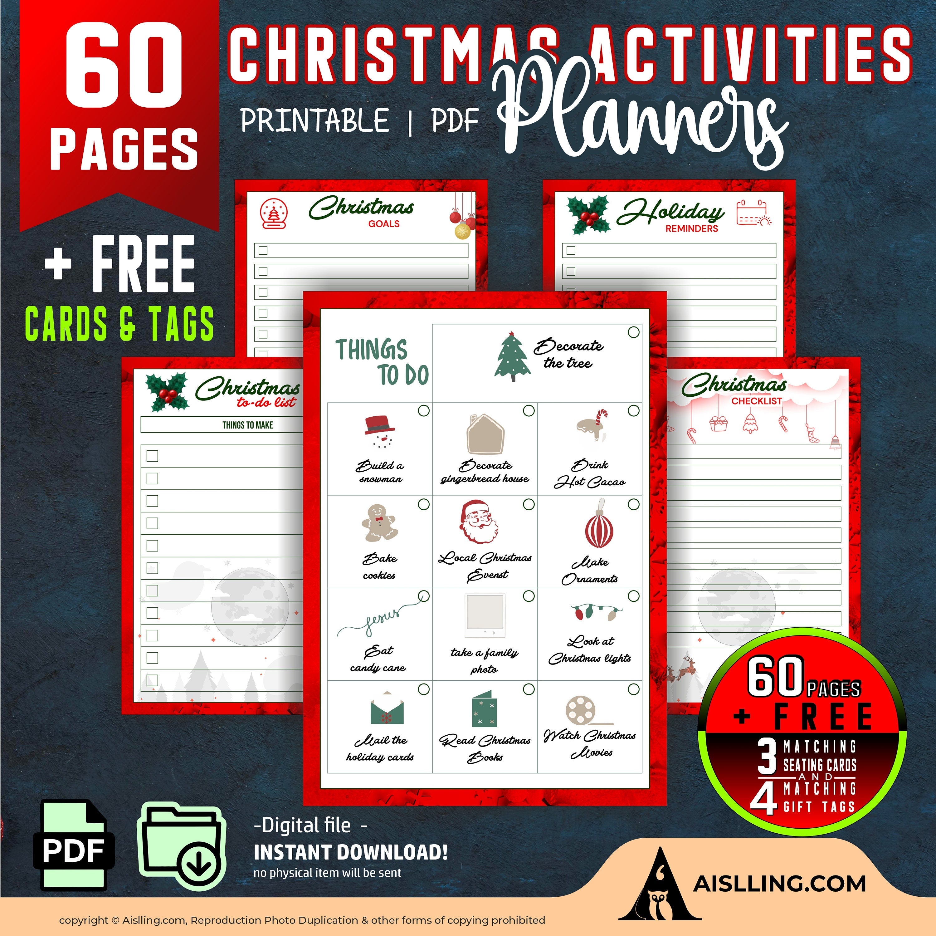 Chrismtas Gift List — Printable Christmas Planner Printable, Christmas Gift List Editable, Fillable, PDF, C... | Bloom Joyfully printable
