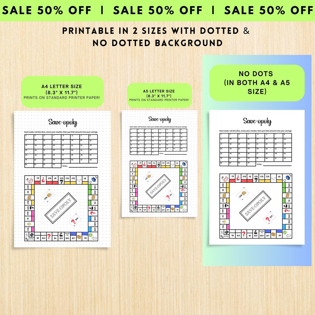 Budget Challenge — Save, opoly Savings PRINTABLE, Savings Challenge, Savings Game, Budgeting Game, Savings ... | Bloom Joyfully printable