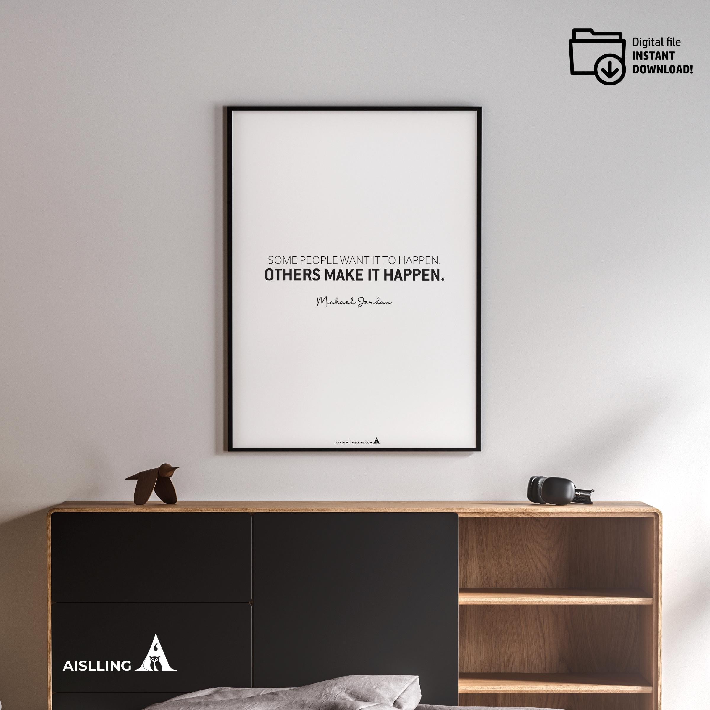 Aislling — Motivational Quotes, some people want it to happen, Michael Jordan, NBA Sports, Printable NBA Po... | Aislling printable