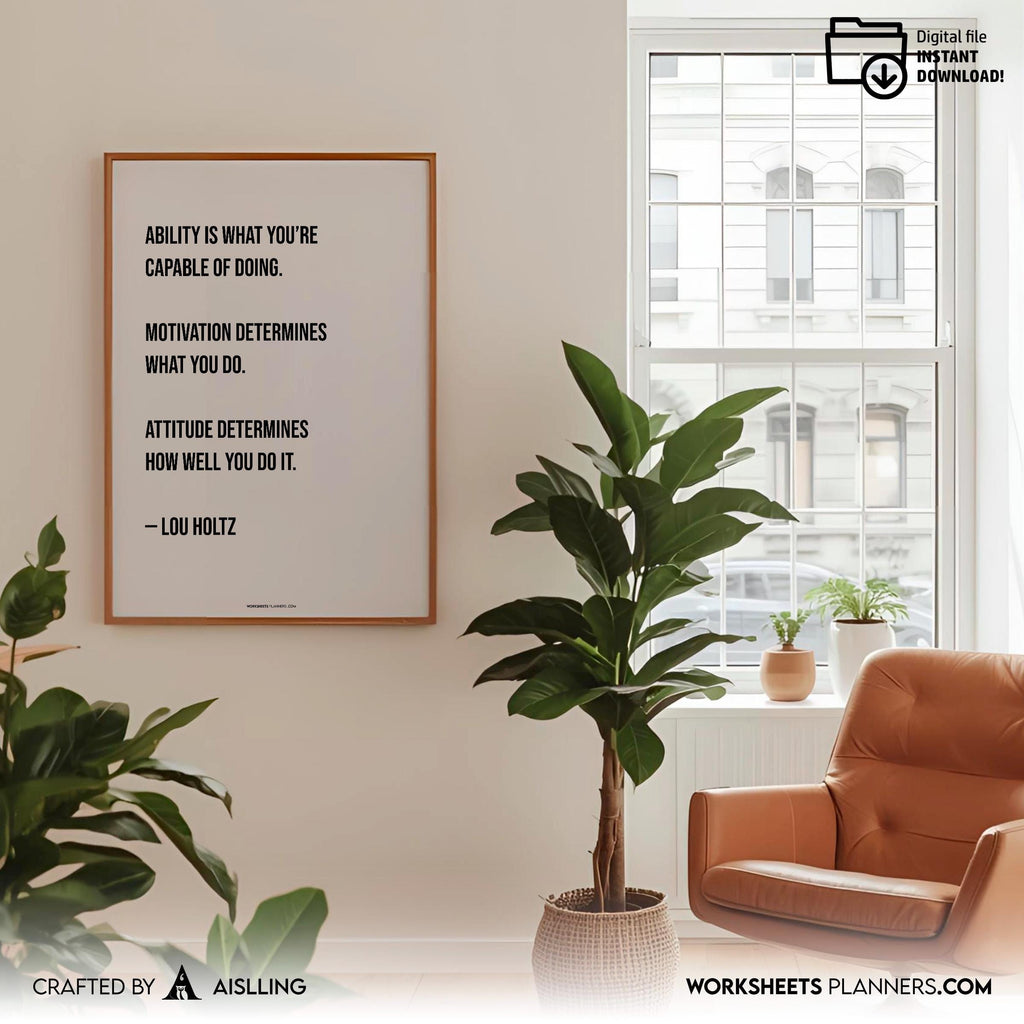 Aislling — Motivational Quote Wall Art Printable, Instant Download Quotes Digital Printable Wall Art Inspir... | Aislling printable