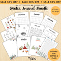 Cozy Winter Planner — WINTER Cozy Journal, Winter Self, care Journal Bundle, PRINTABLE Winter Wellness Jour... | Mindfulness printable