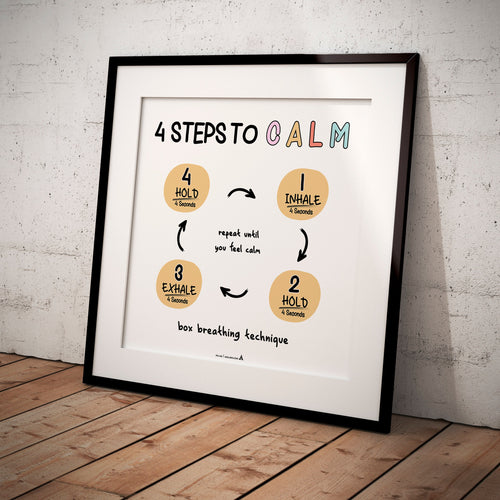 Adhd Worksheets — Anxiety, breathing technique, calming corner, mindfulness technique poster, therapy offic... | Mindfulness printable