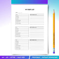 Bill Payment Tracker — My Debt List Printable, Loan & Credit Card Organizer, Budget Planner PDF, Instant Do... | Bloom Joyfully printable