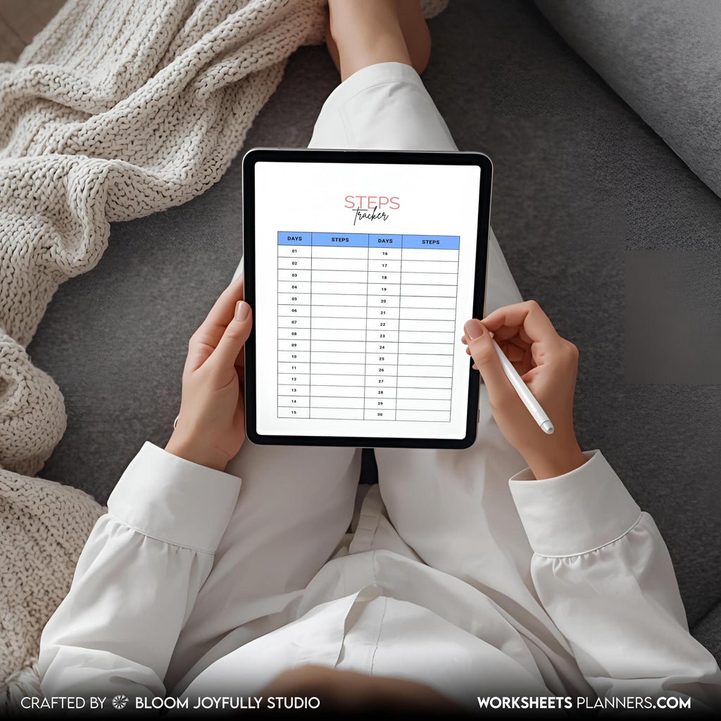 10K Step Tracker — Step Tracker PRINTABLE, Daily Walking Log, Fitness Planner PDF, Planner Page, Health Log... | Nutri Track printable