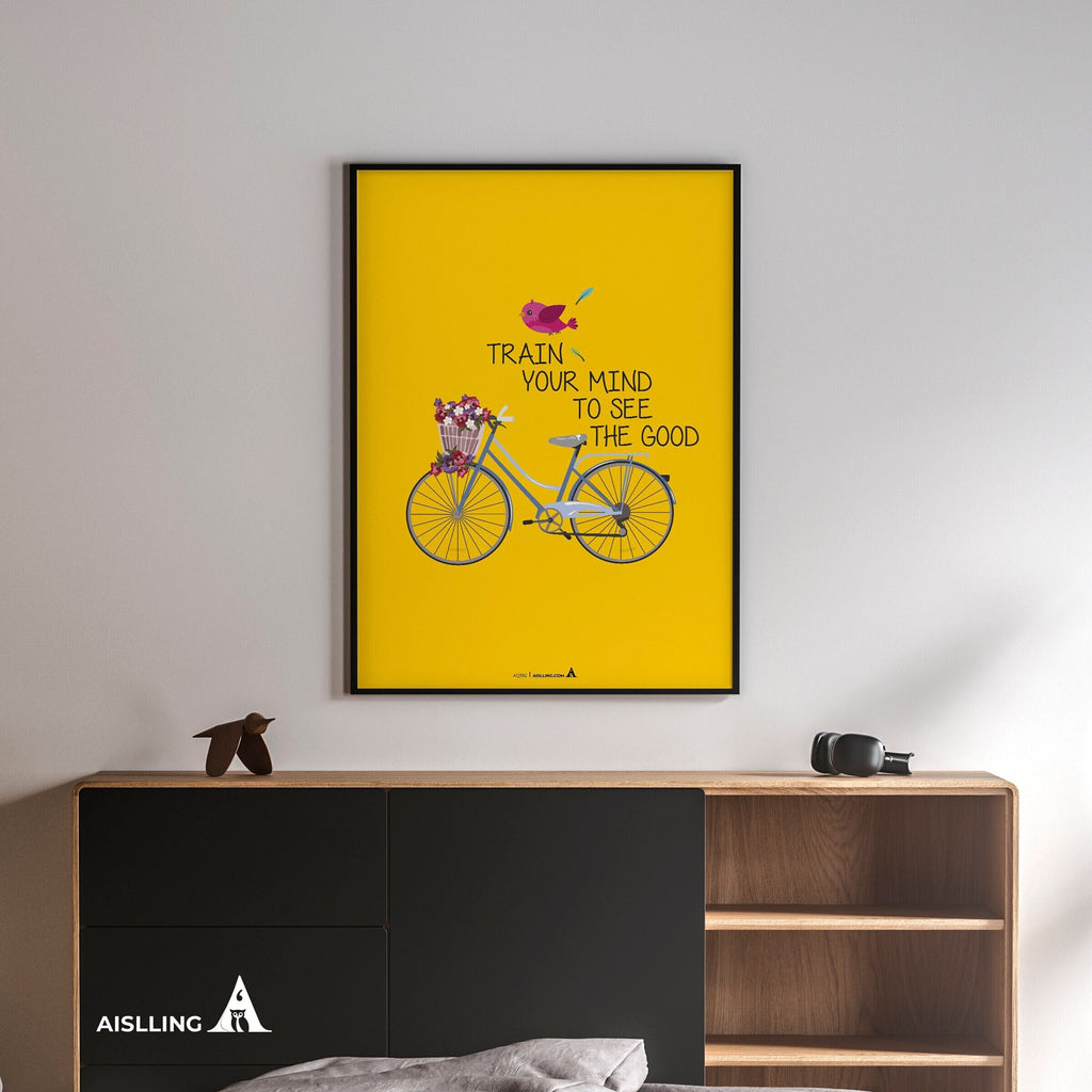 Aislling — Train Your Mind to see the Good, quotes Pintables, Motivational Quote wall art Inspirational quo... | Aislling printable