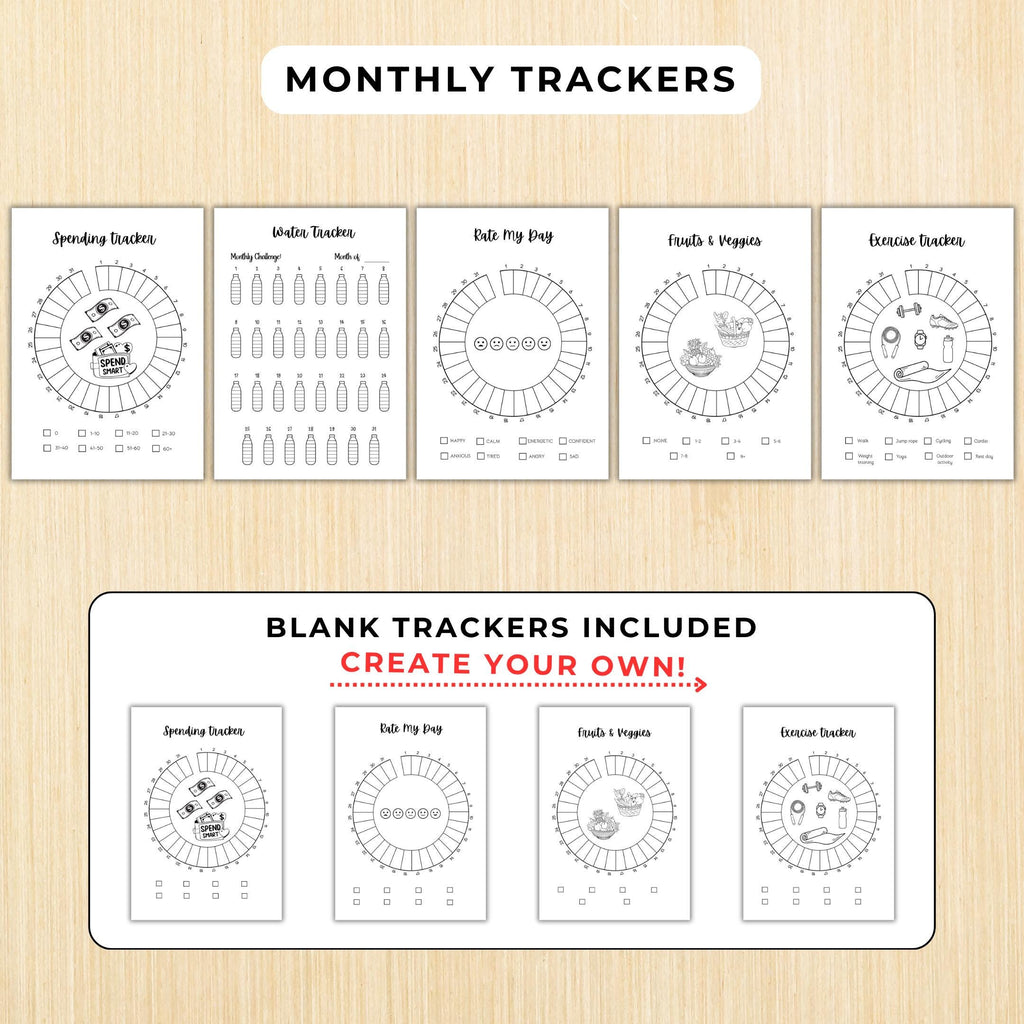 Budget Tracker — March Journal Bundle, March Planner Printable, March Calendar Agenda, St Patrick's Theme, ... | Mindfulness printable