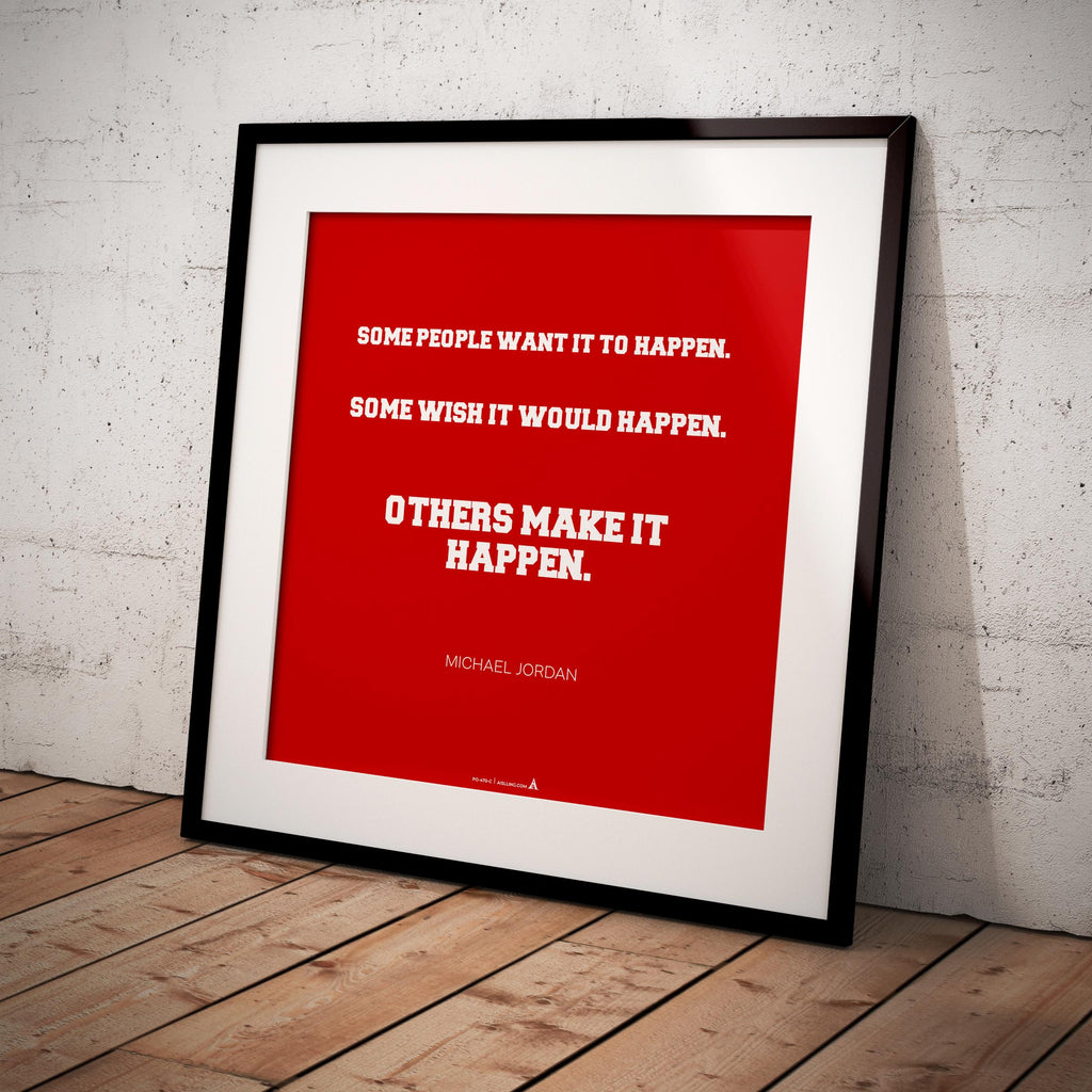 Aislling — Michael Jordan Motivational Quote Poster: NBA Sports Art (Digital Download) | Aislling printable