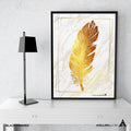Aislling — Feather poster, gold line, gold line Quote Poster Printables Inspirational Quote Poster Motivati... | Aislling printable