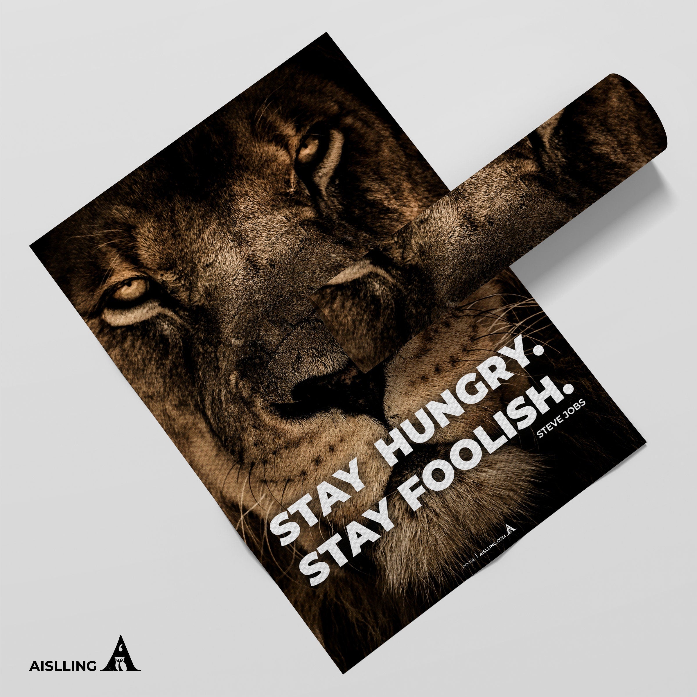 Aislling — Stay Hungry Stay Foolish, Steve Jobs Quote Poster Printables, Inspirational Quote Poster, Motiva... | Aislling printable