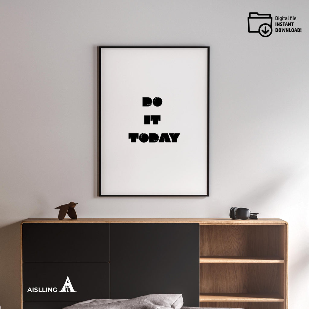 Digital Download — Stay Focused Printable Wall Art, Motivational Quote Poster, Pastel Affirmation Print, Ae... | Aislling printable