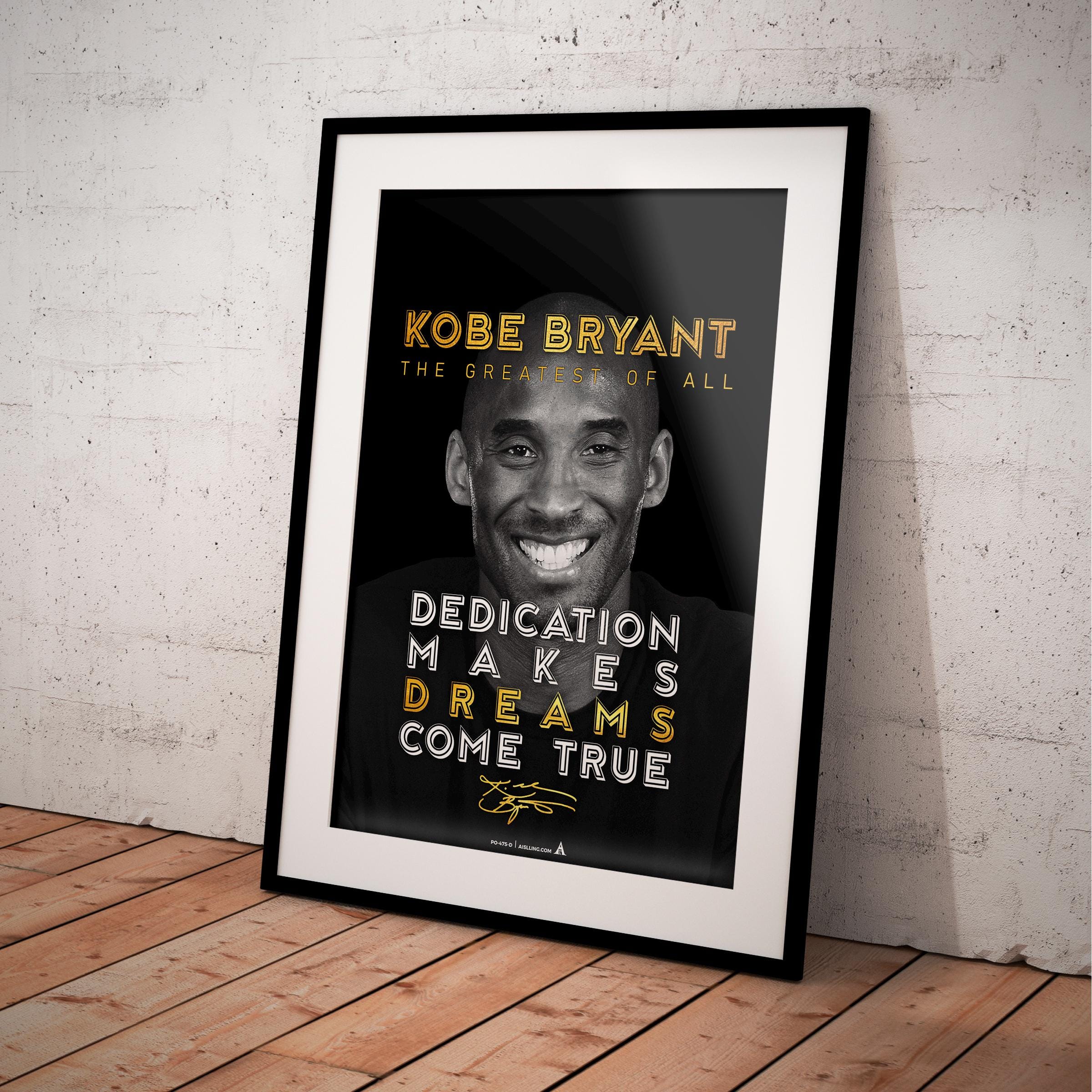 Cristiano Ronaldo — Kobe Bryant Poster, Minimalist Basketball Printable Quote Wall Art, NBA Black Mamba Mot... | Aislling printable