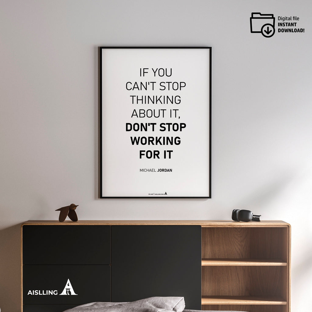 Aislling — Michael Jordan Inspirational Quotes, Basketball Wall Art | Instant Digital Download | Aislling printable