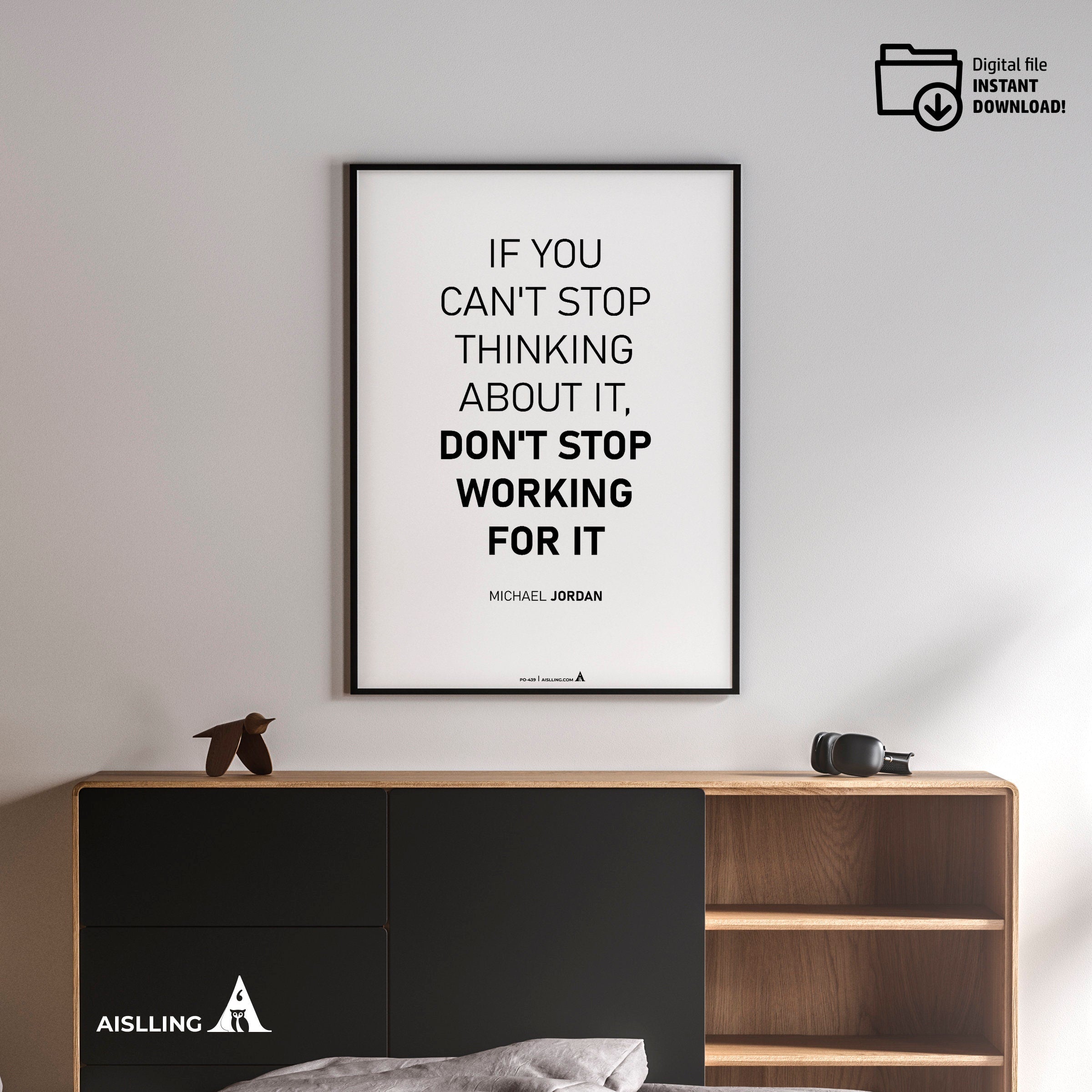 Aislling — Michael Jordan Inspirational Quotes, Basketball Wall Art | Instant Digital Download | Aislling printable