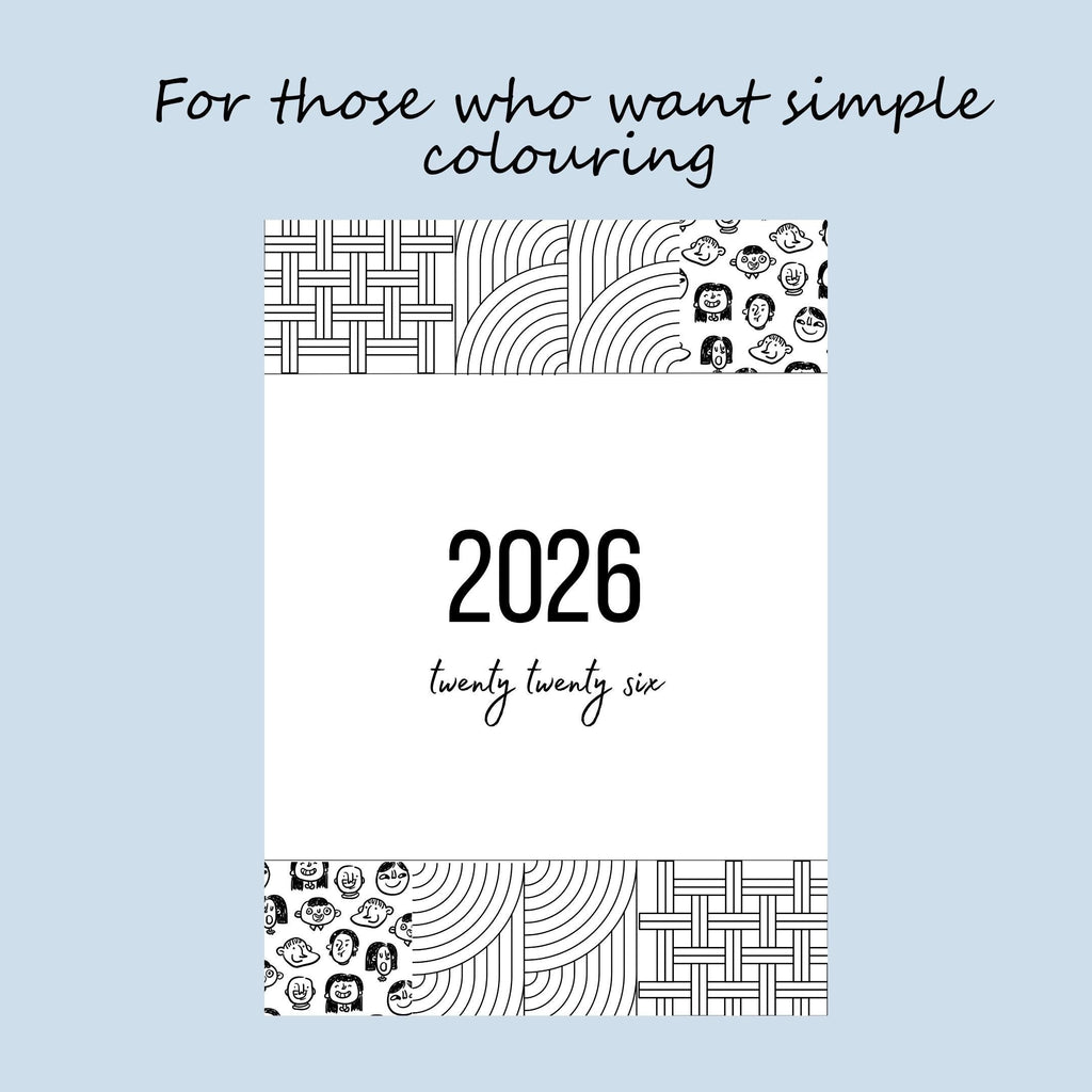 2026 Cover Pages — 2026 Bullet Journal Cover Page, PRINTABLE Title Page, Printable Cover Page, 2026 Planner... | Bloom Joyfully printable