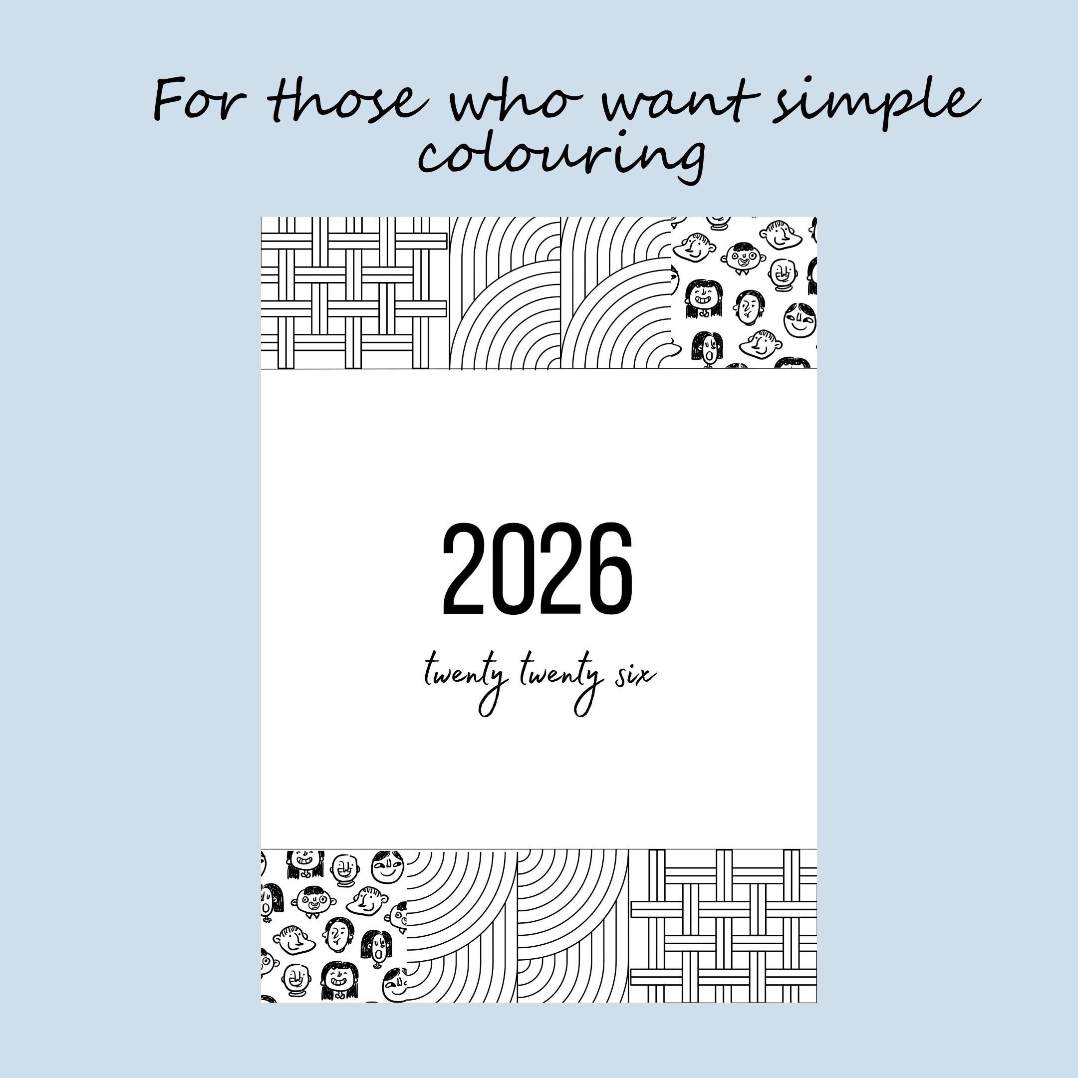 2026 Cover Pages — 2026 Bullet Journal Cover Page, PRINTABLE Title Page, Printable Cover Page, 2026 Planner... | Bloom Joyfully printable