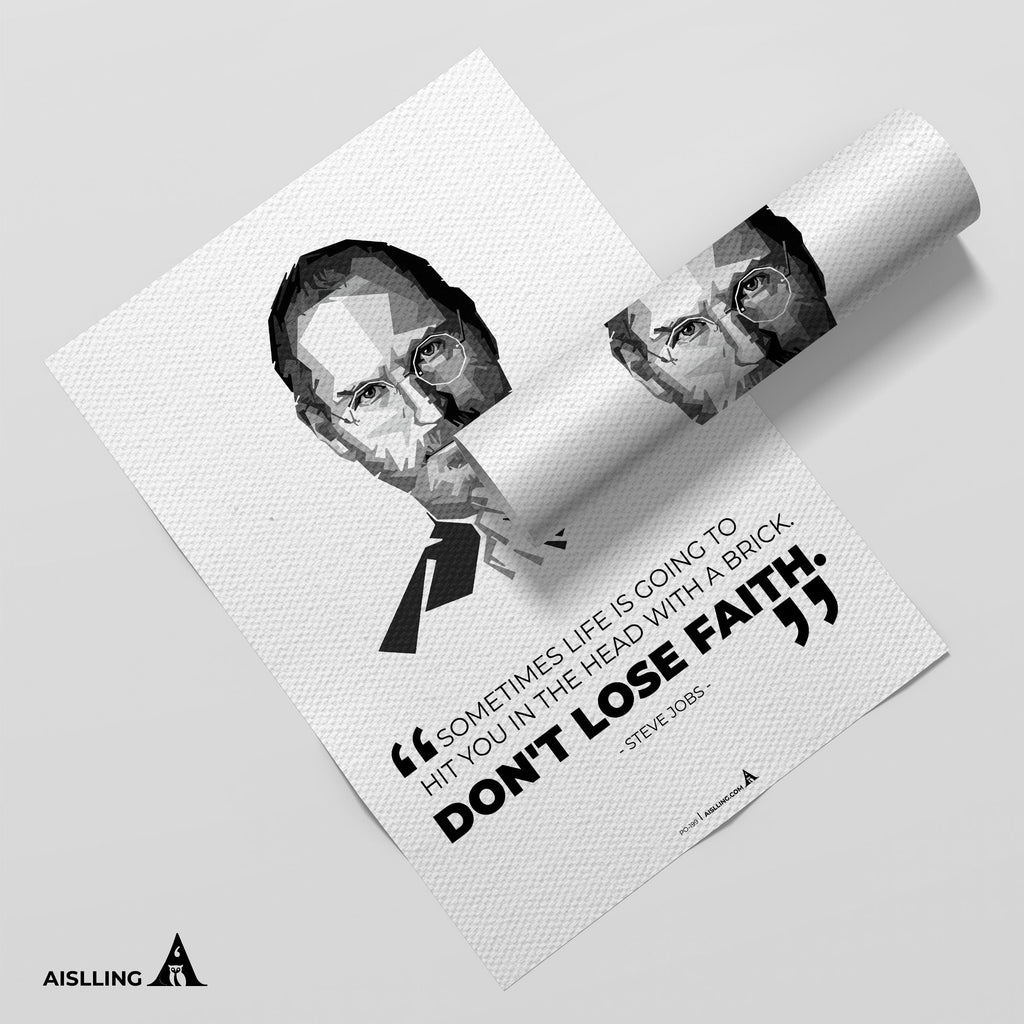 Aislling — Sometimes life is, Steve Jobs Quote Poster Printables, Inspirational Quote Poster, Motivational ... | Aislling printable