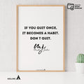 Air Jordan — Michael Jordan Motivational Quotes " If you quit once", NBA Sports, Printable NBA Poster, Teen... | Aislling printable