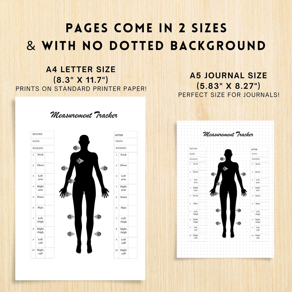 Activity Tracker — FITNESS tracker Bundle, Digital Planner Pages, A4 & A5 SIZE, PRINTABLE journal Pages (Bu... | Nutri Track printable