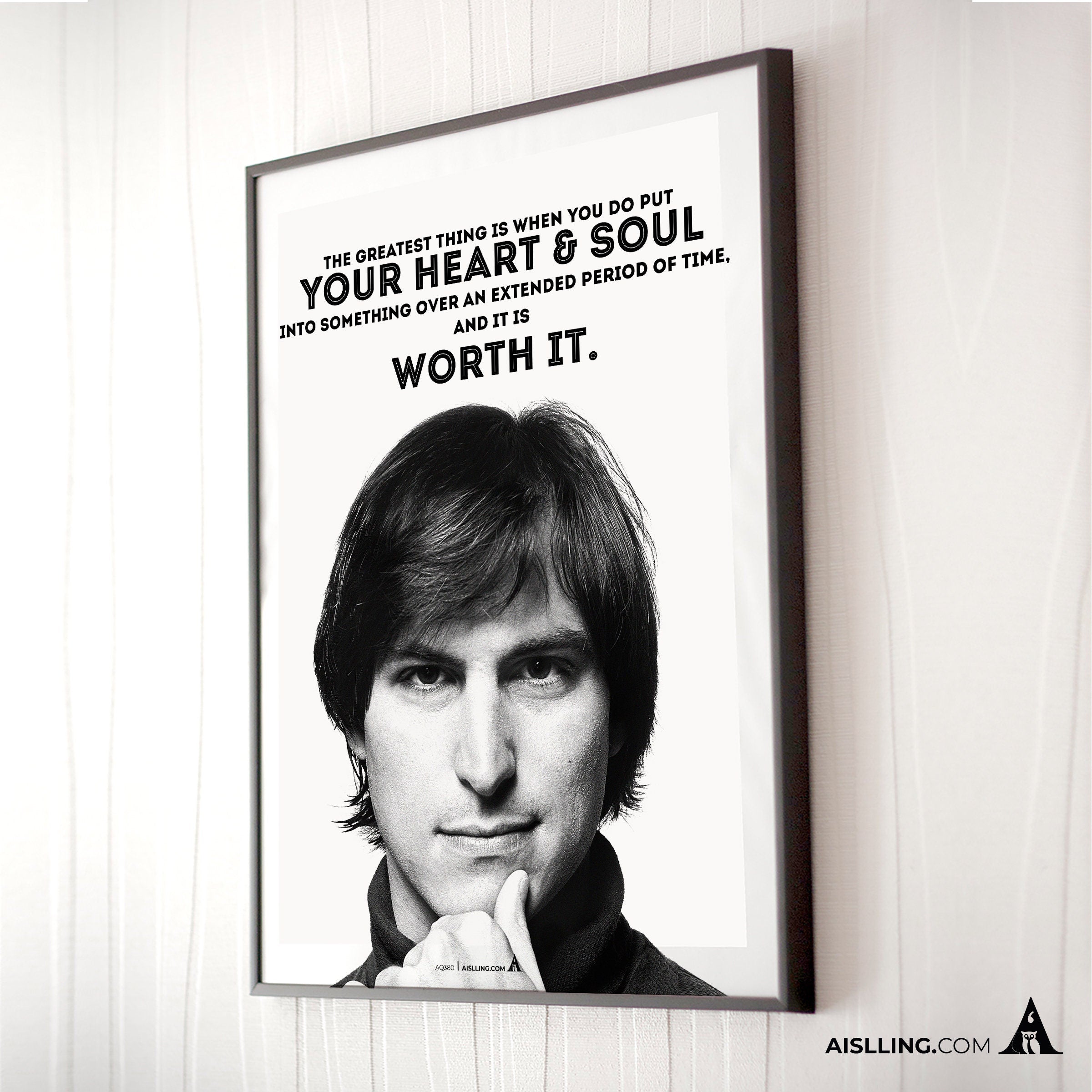 Aislling — The greatest thing is when you do put, Steve Jobs Quote Poster Printables, Inspirational Quote P... | Aislling printable