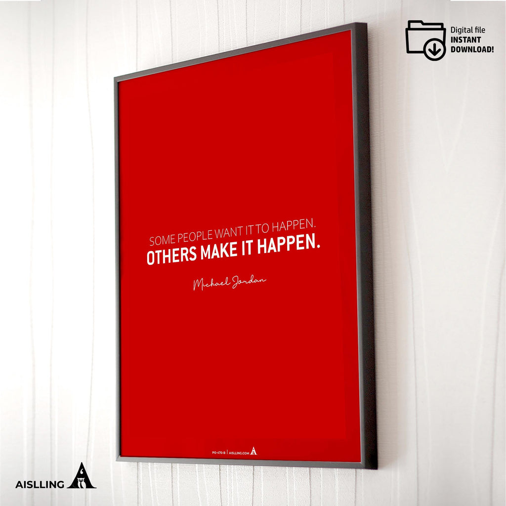 Aislling — Motivational Quotes, some people want it to happen, Michael Jordan, NBA Sports, Printable NBA Po... | Aislling printable