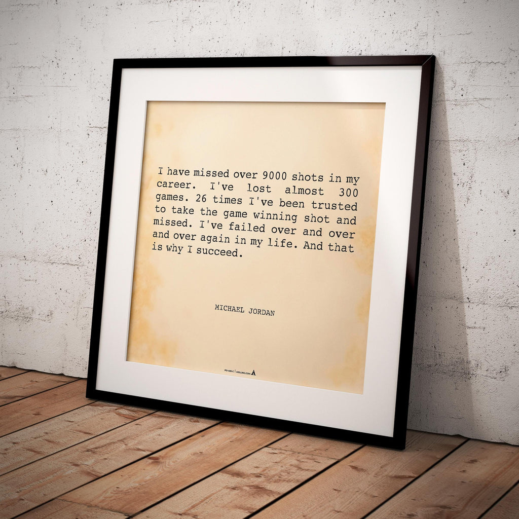 Aislling — Digital Printable Wall Art Inspirational Quotes Jordan Mentality Poster Basketball Quote Michael... | Aislling printable