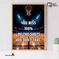 Basketball Art — Michael Jordan Inspirational Quote Poster: Basketball Legend Art (Digital Download) | Aislling printable