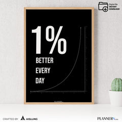 1 Percent Better Every Day poster