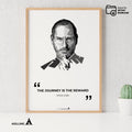 Aislling — The journey is the reward, Steve Jobs Quote Poster Printables, Inspirational Quote Poster, Motiv... | Aislling printable