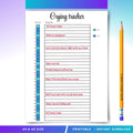 Anxiety Tracker — Crying Tracker PRINTABLE, Mental Health Tracker, Emotional Release Log, Crying Pattern Tr... | Mindfulness printable