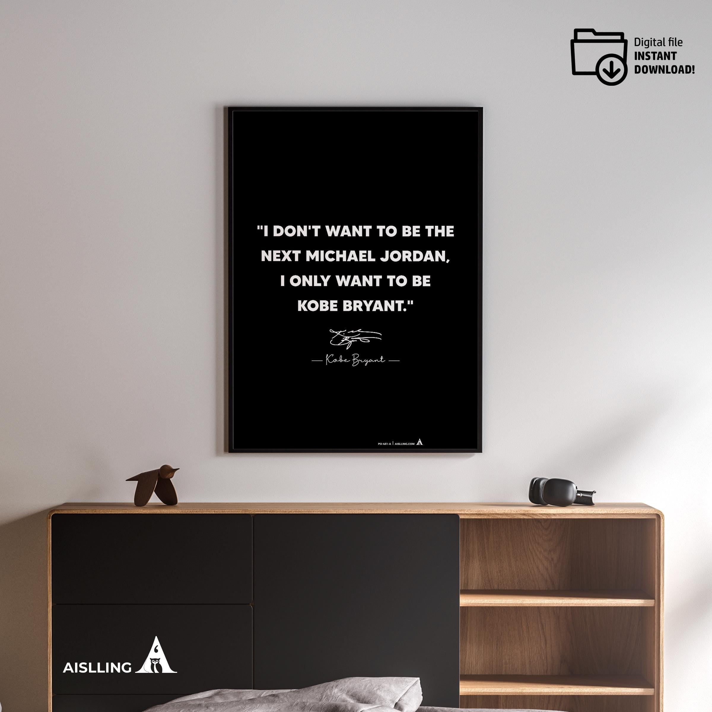 Aislling — Kobe Bryant Mamba Mentality Quotes, NBA Sports, Printable NBA Poster, Teenager kid basketball gi... | Aislling printable